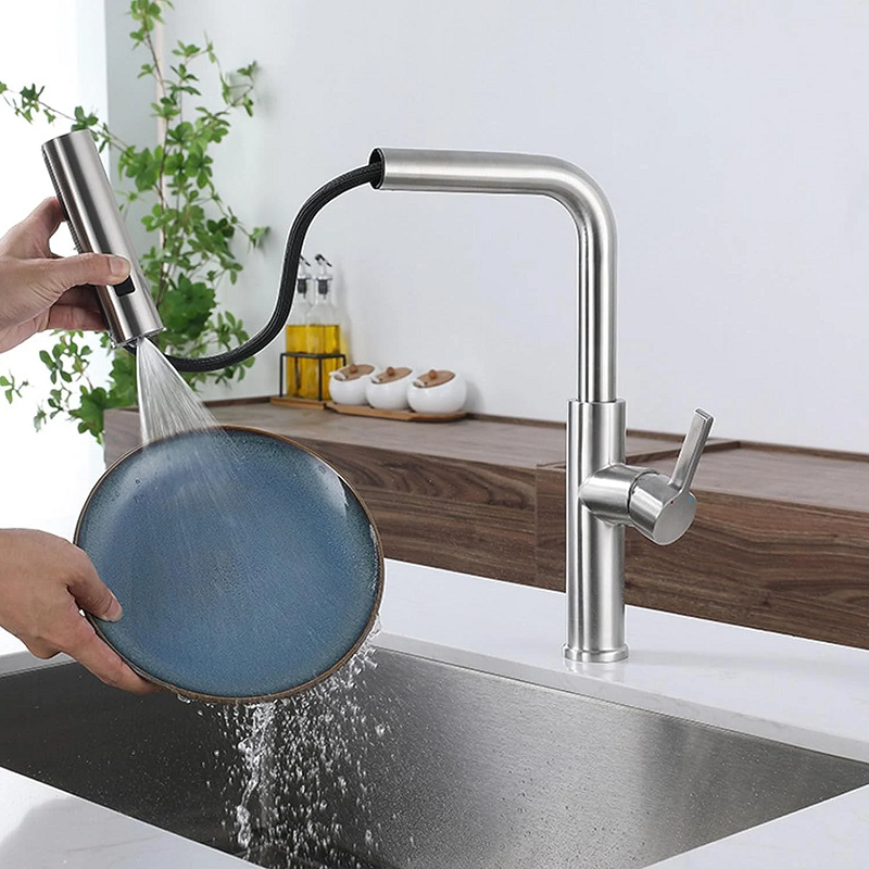 Swivelling Waterfall Kitchen Faucet