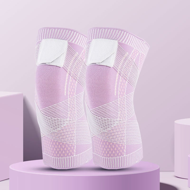 Knitted Nylon Strap Knee Pads