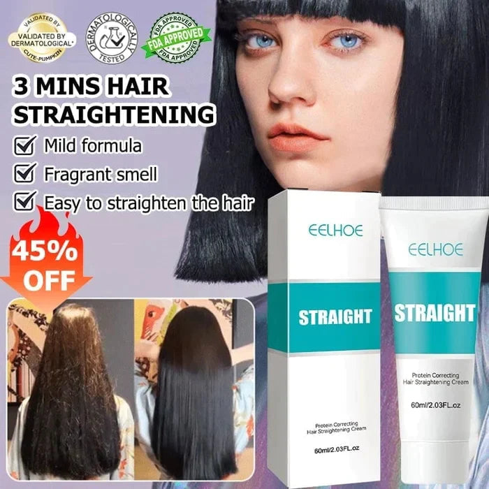 Silk & Keratin Treatment Hair Straightening Cream