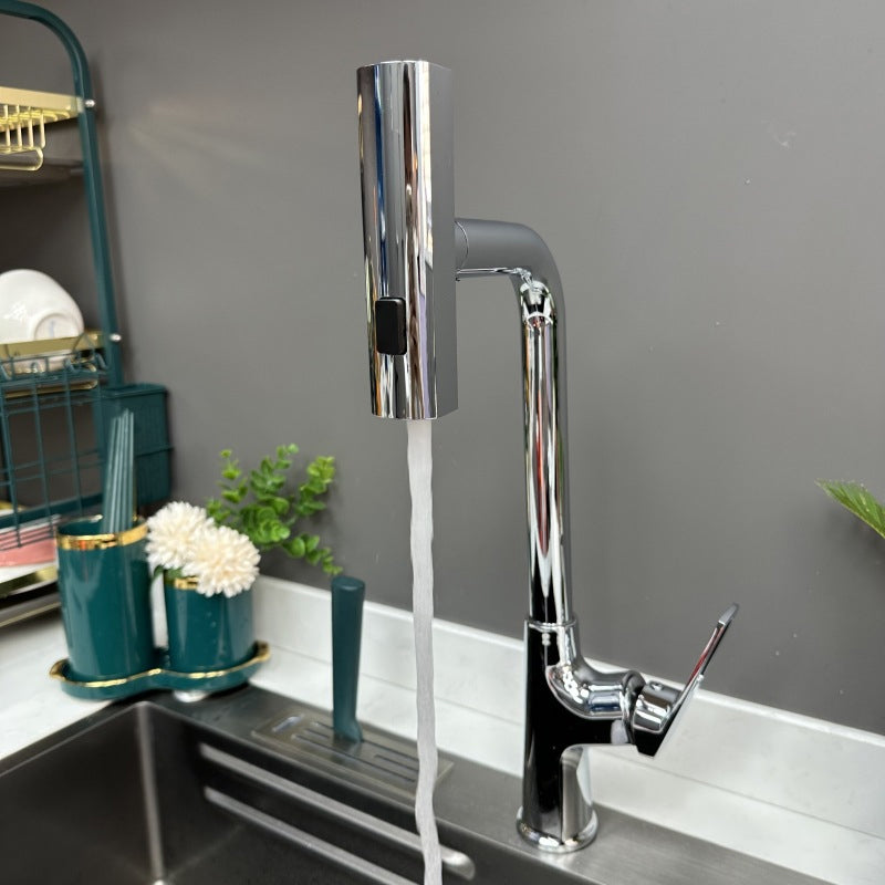 Swivelling Waterfall Kitchen Faucet