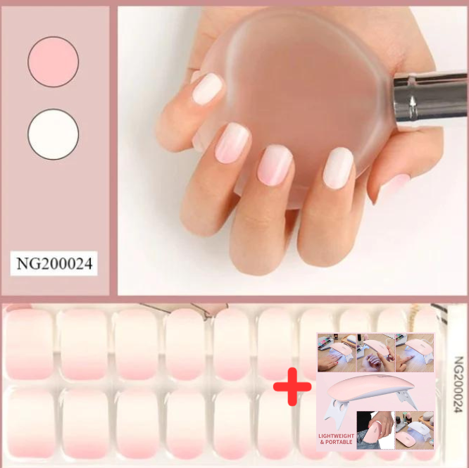 Semi Cured Gel Nail Stickers