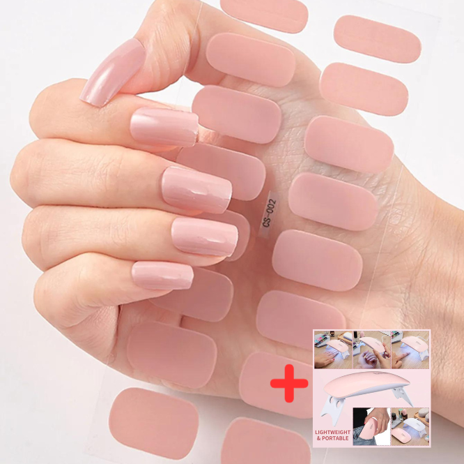 Semi Cured Gel Nail Stickers