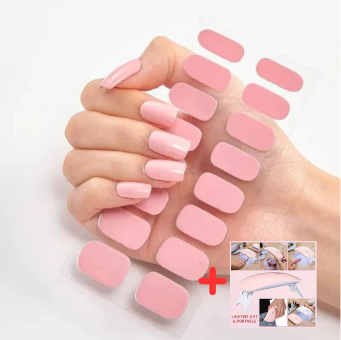 Semi Cured Gel Nail Stickers