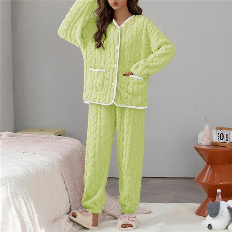 Embossed Thickened PJs