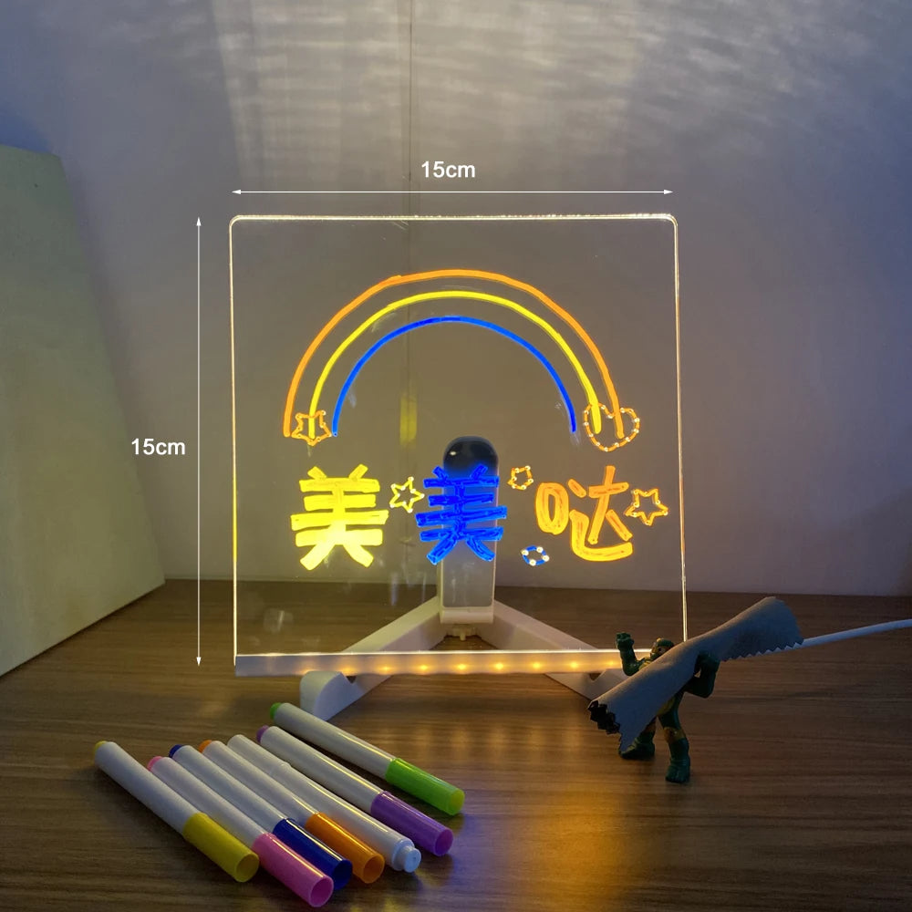 GlowScribe: Illuminated Creativity Board