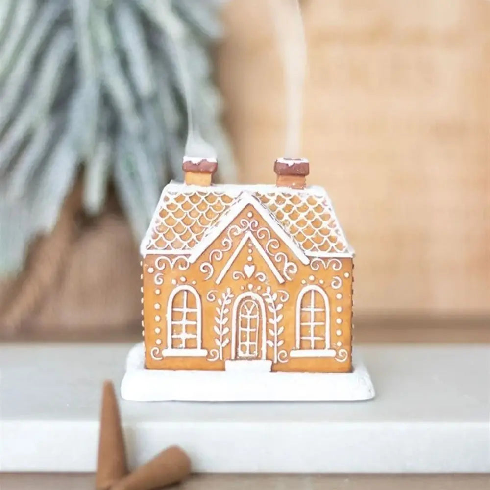 Gingerbread House Incense Burner