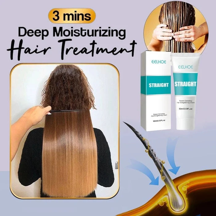 Silk & Keratin Treatment Hair Straightening Cream