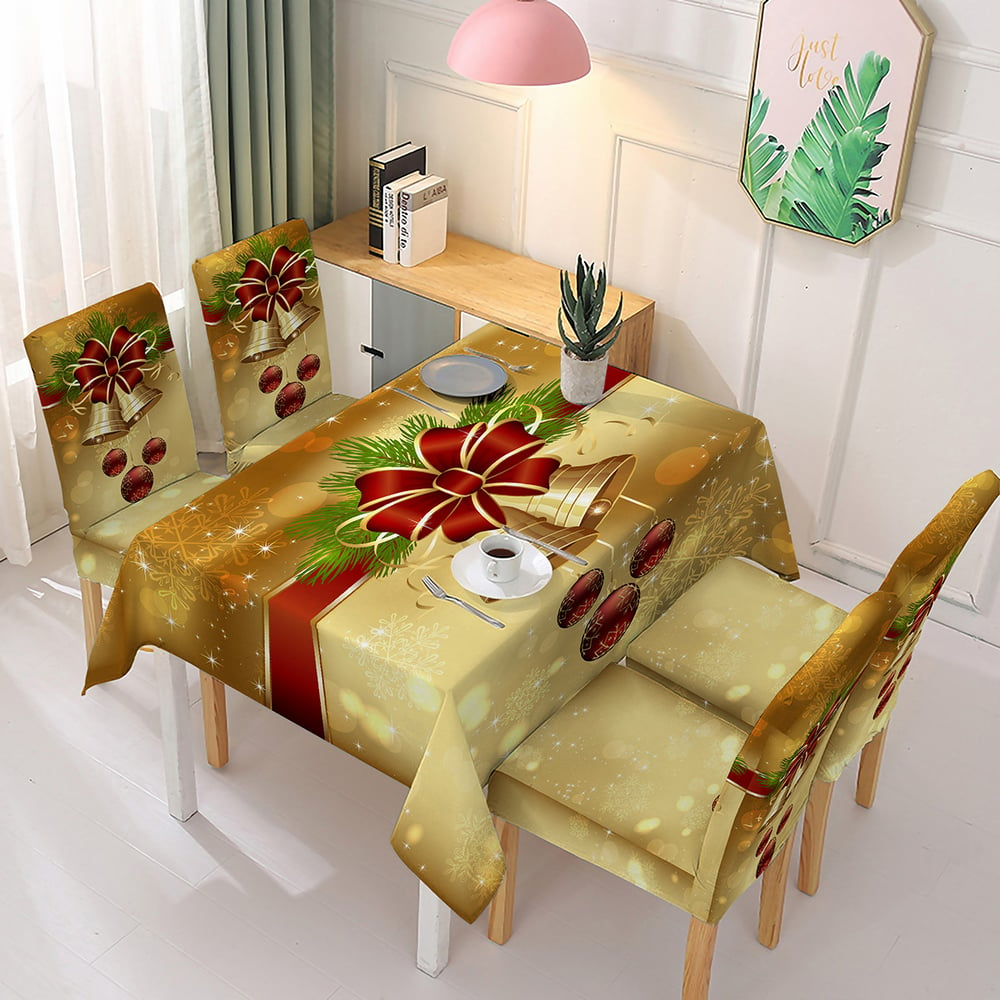 ⛄Early Christmas Sale - 49% OFF🎄Christmas Tablecloth Chair Cover Decoration