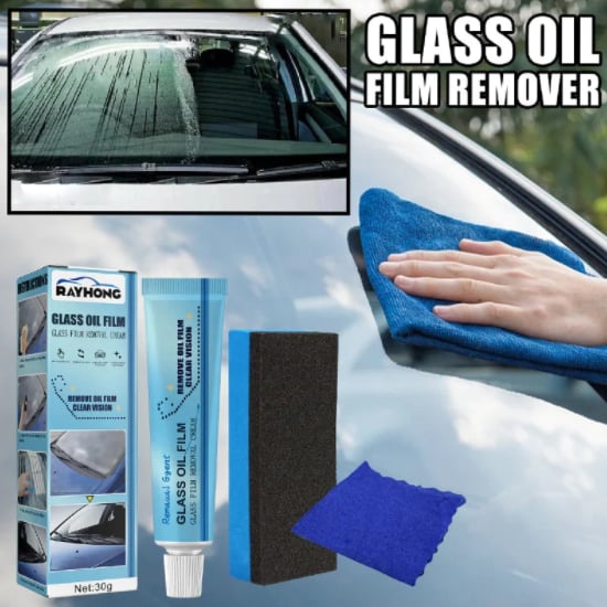 Car Glass Oil Film Cleaner ( BUY 2 GET 1 FREE )