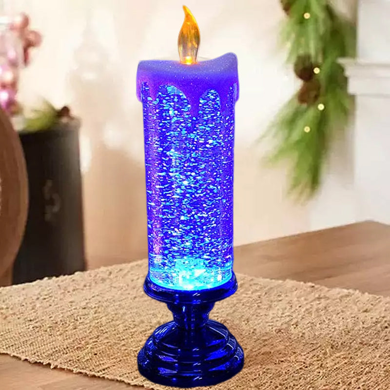 LED Christmas Candles With Pedestal