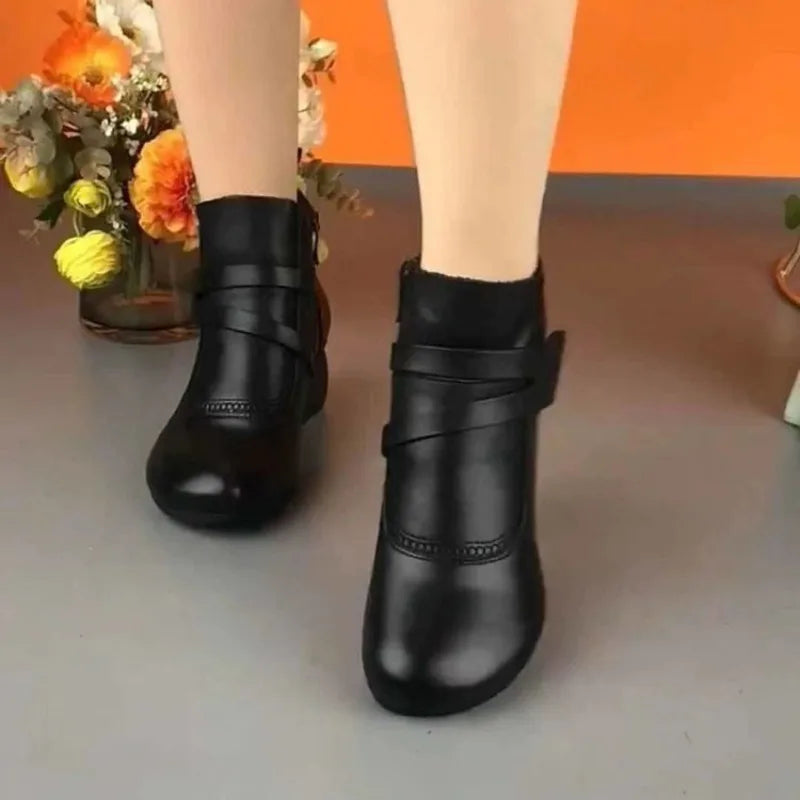 women's vintage leather boots