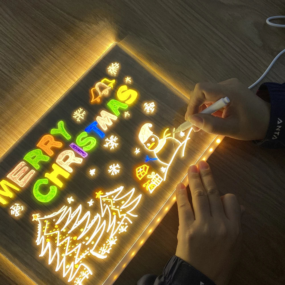 GlowScribe: Illuminated Creativity Board