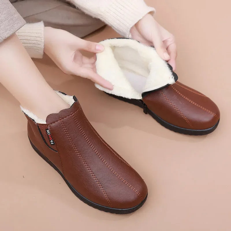 Plush Warm Soft Soles Short Boots