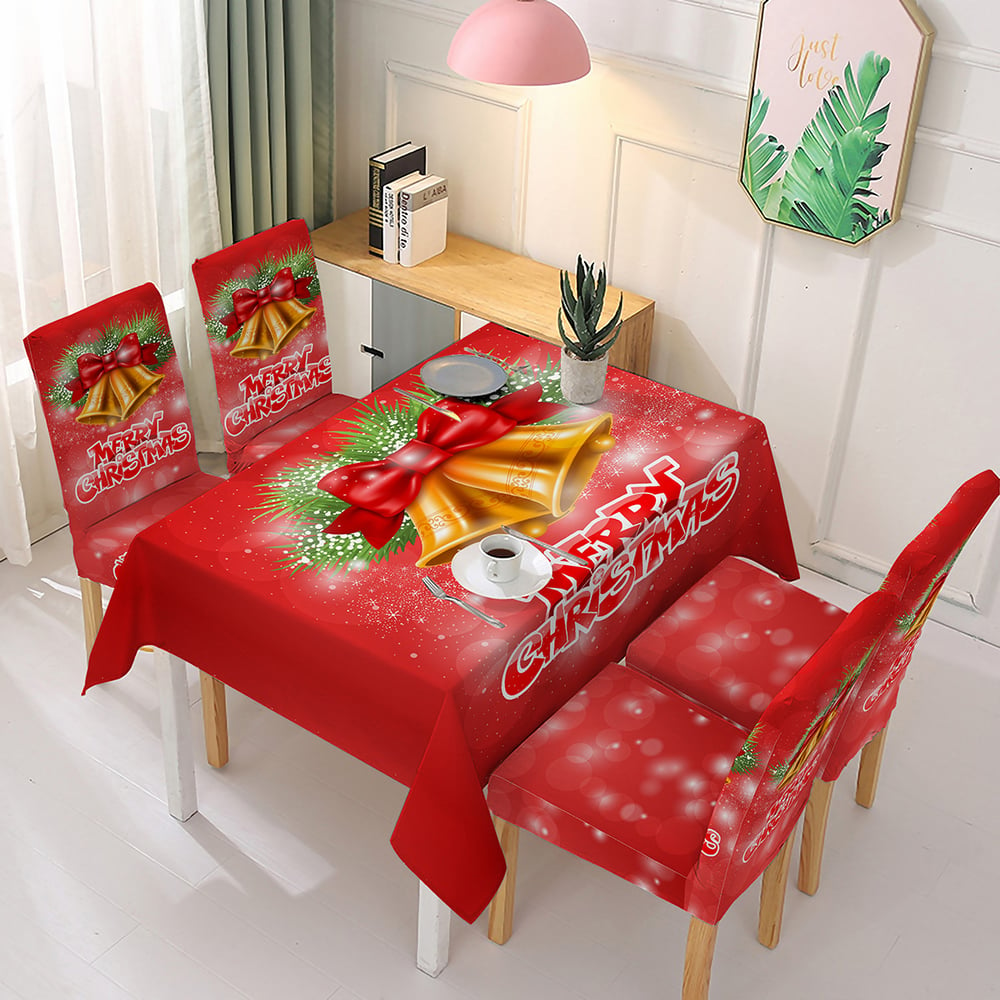 ⛄Early Christmas Sale - 49% OFF🎄Christmas Tablecloth Chair Cover Decoration