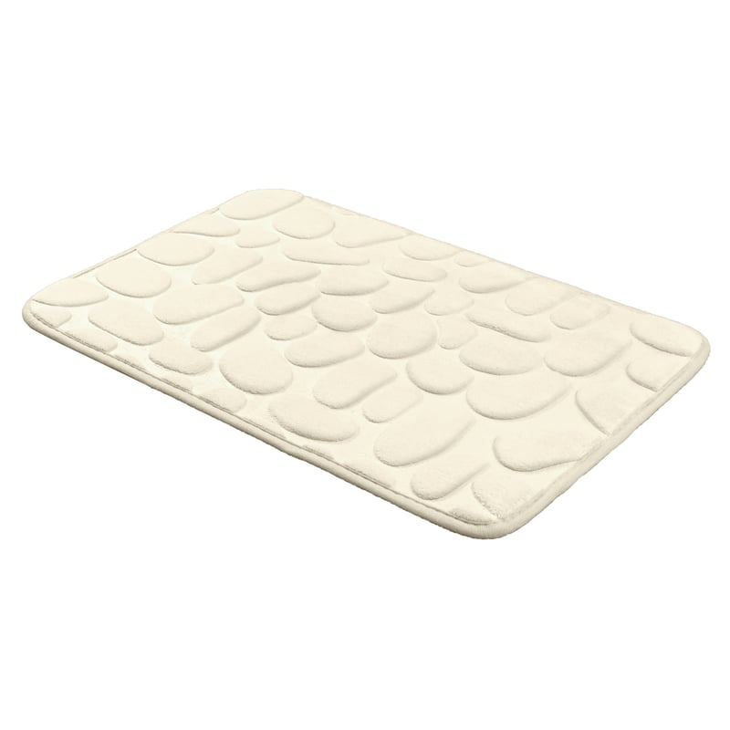 Cobblestone Embossed Bathroom Bath Mat