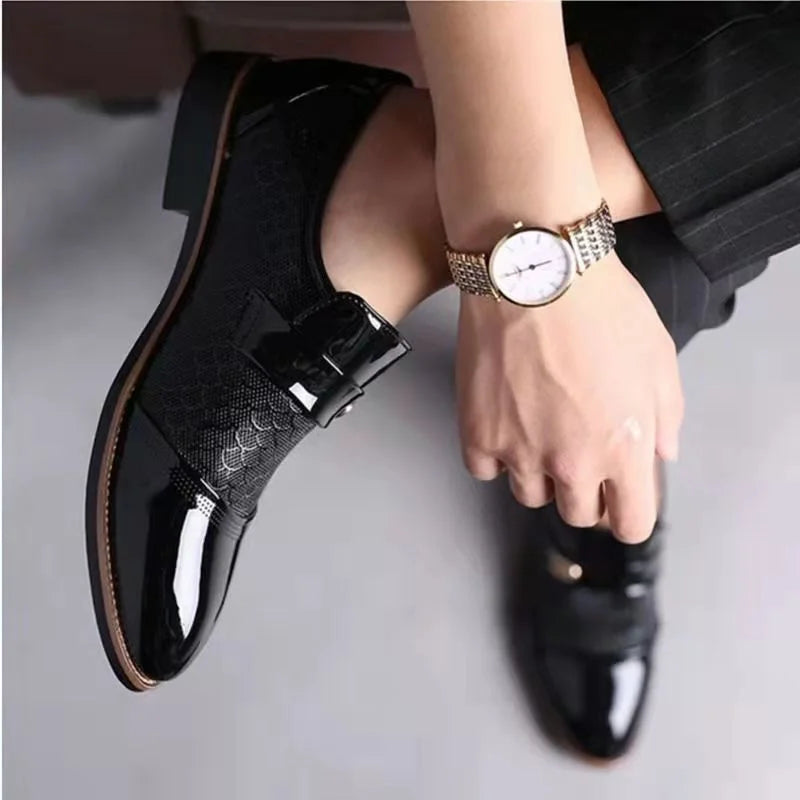 Men's Italian Handmade Fashionable Leather Shoes