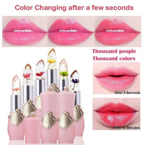 Crystal Jelly Flower Color Changing Lipstick-