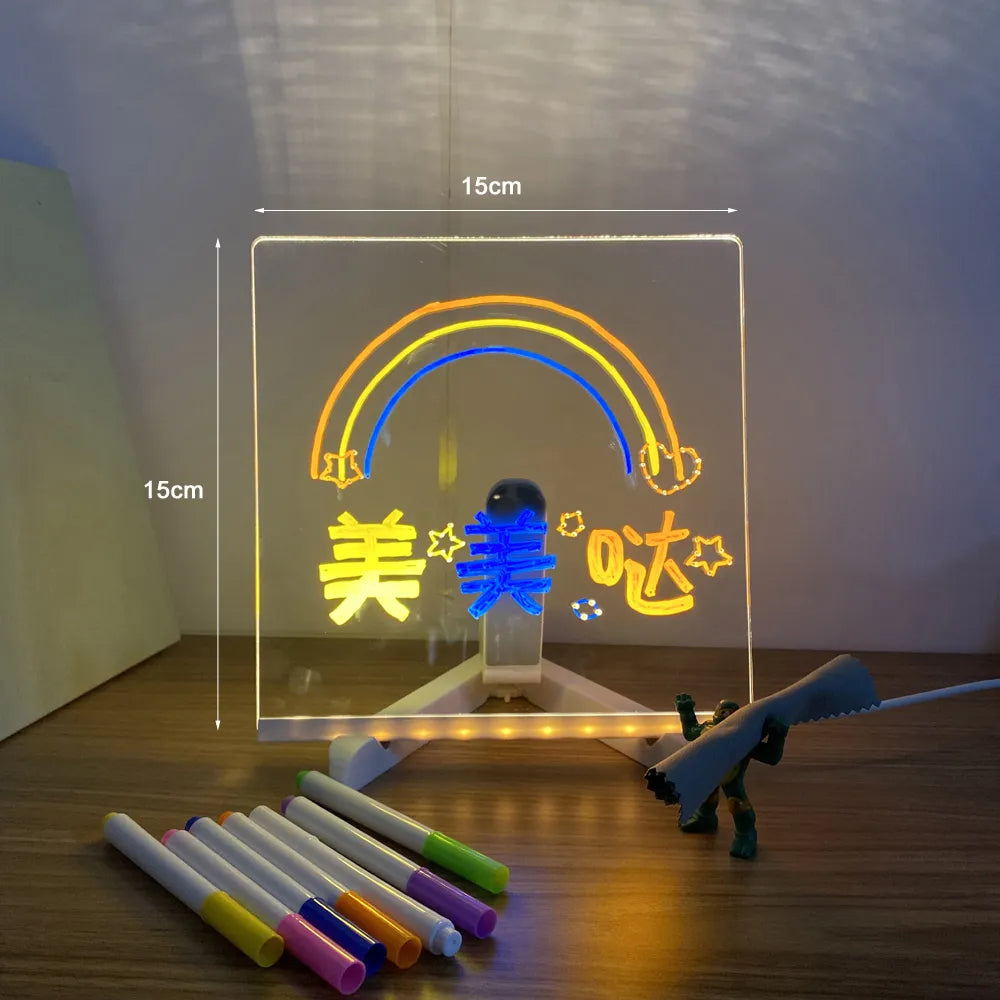 GlowScribe: Illuminated Creativity Board