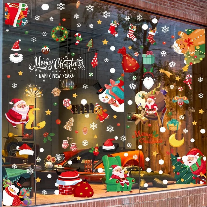 Christmas Window Clings