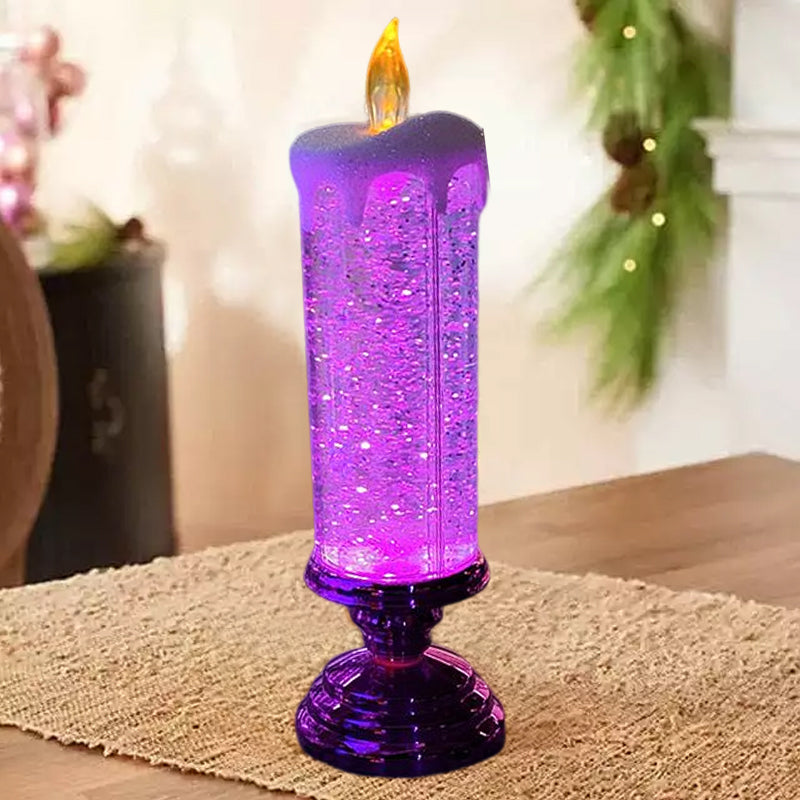 LED Christmas Candles With Pedestal