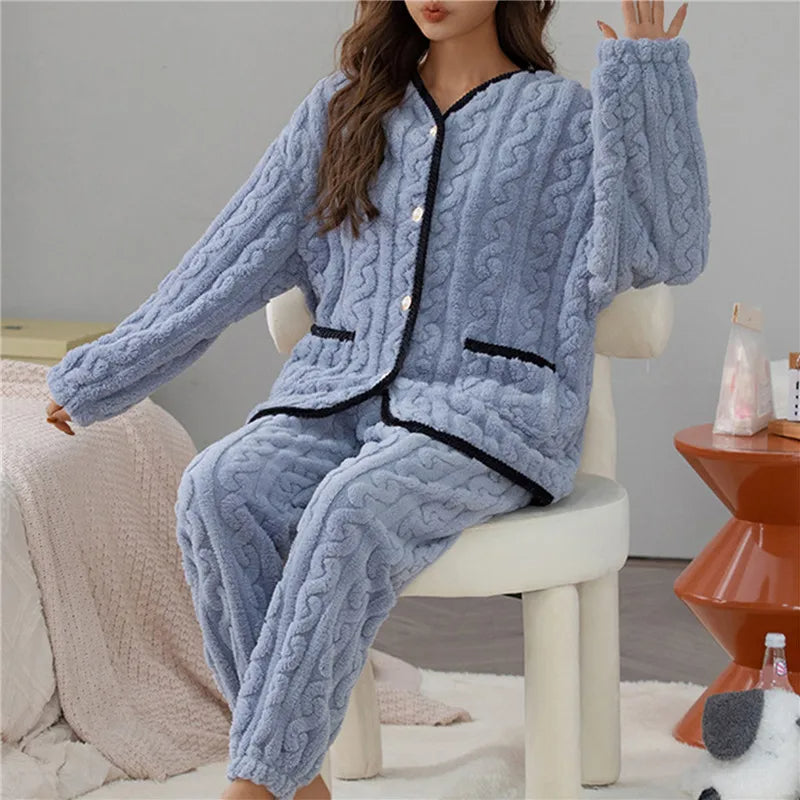 Embossed Thickened PJs