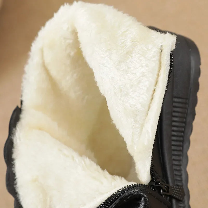 Plush Warm Soft Soles Short Boots