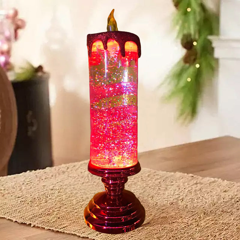 LED Christmas Candles With Pedestal