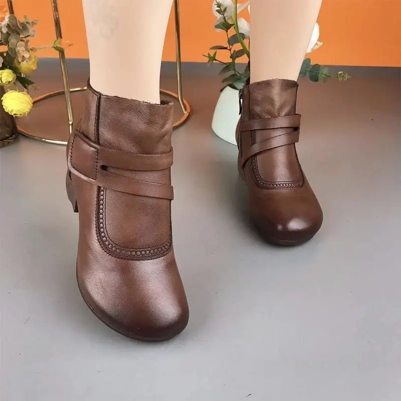 women's vintage leather boots