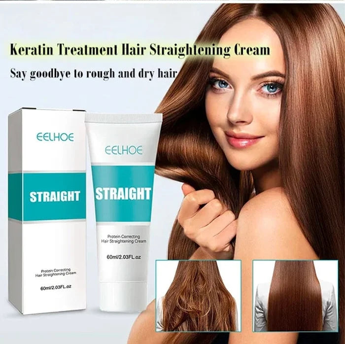 Silk & Keratin Treatment Hair Straightening Cream