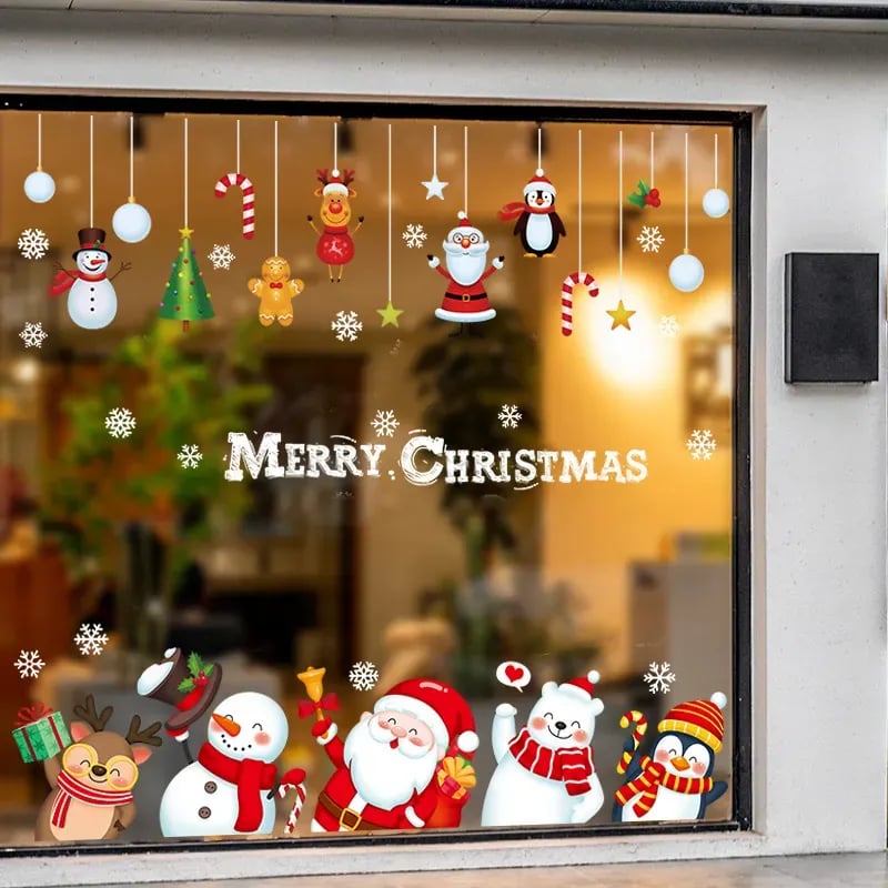 Christmas Window Clings