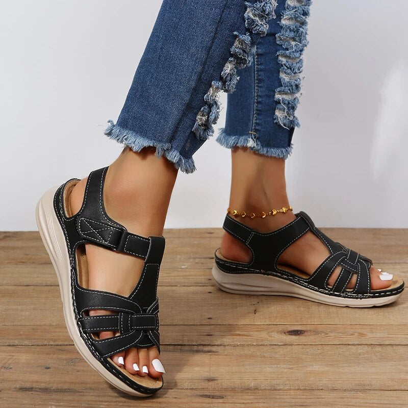 Orthopaedic Leather Casual Sandals