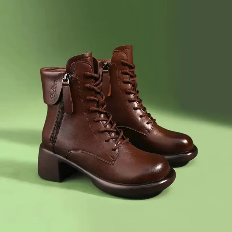 Vintage British-style Martin boots