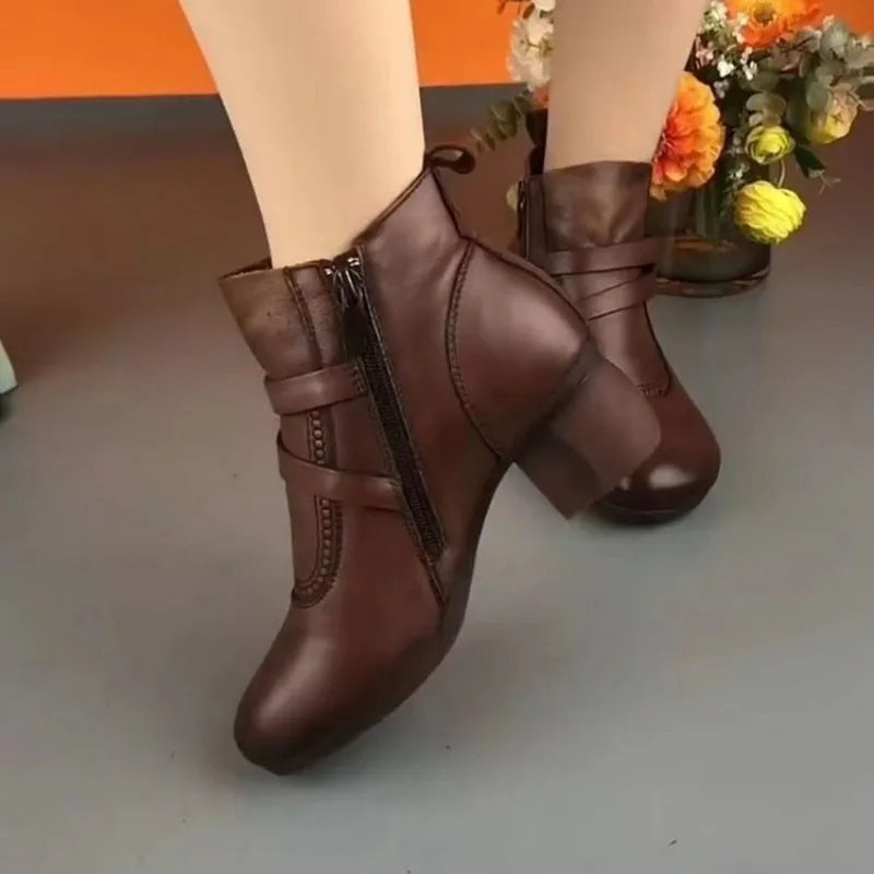 women's vintage leather boots