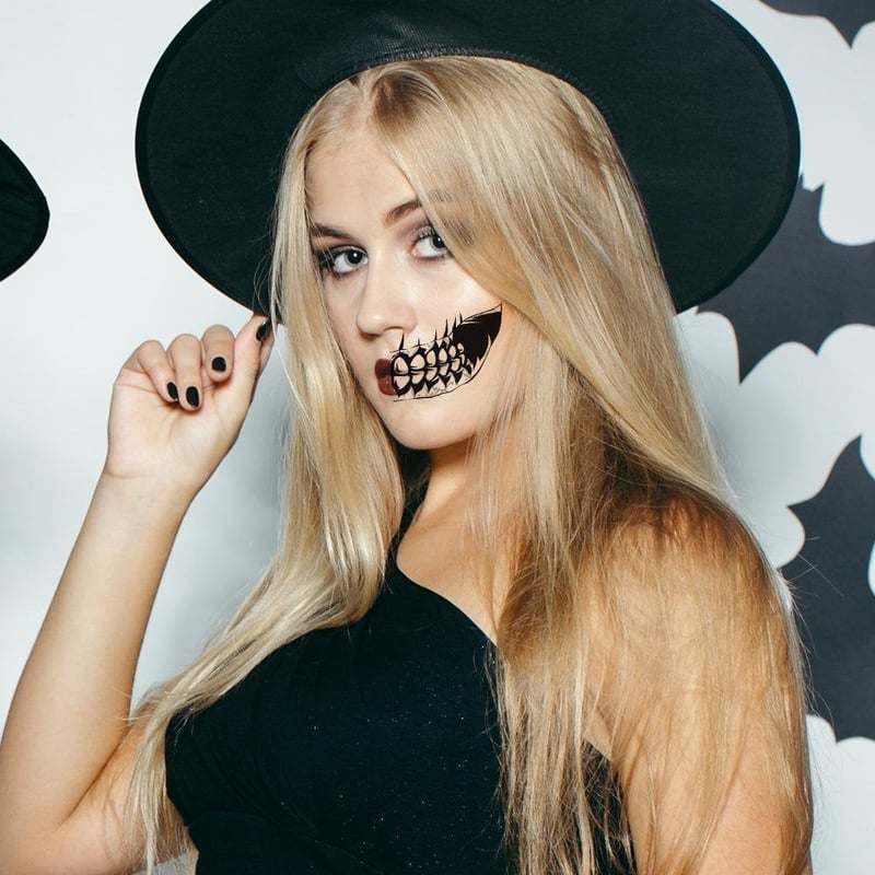 Halloween Prank Makeup Temporary Tattoo 😈 Realistic & Easy To Remove