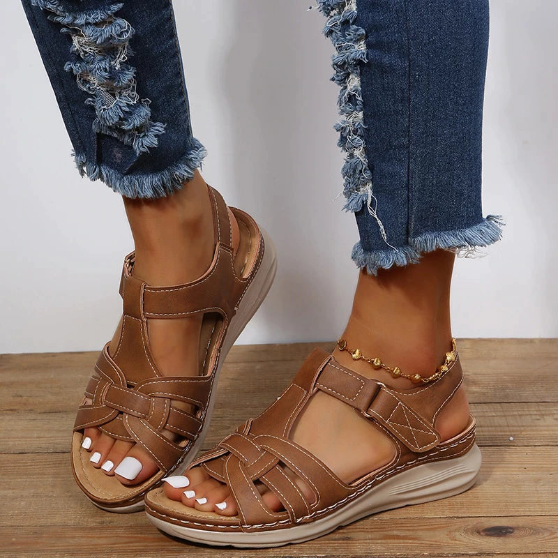 Orthopaedic Leather Casual Sandals