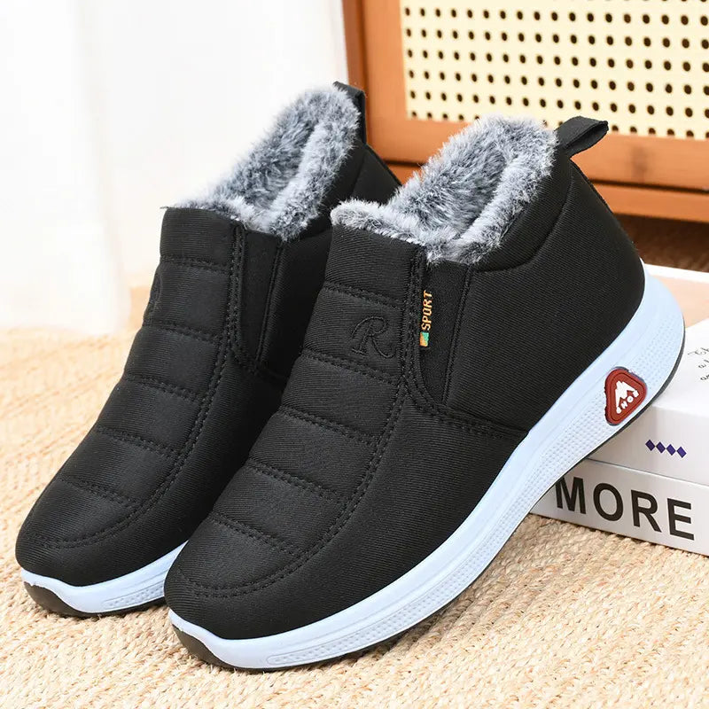 warm cotton waterproof winter shoes for women