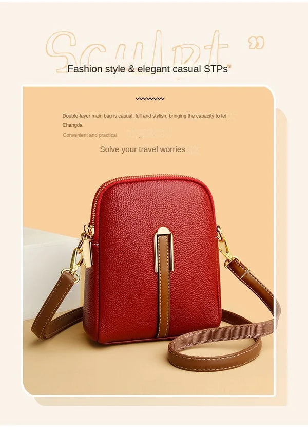 Pattern Crossbody Shoulder Bag