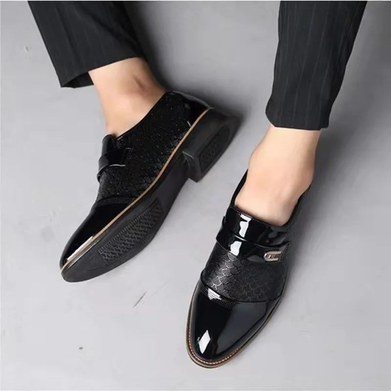 Men's Italian Handmade Fashionable Leather Shoes