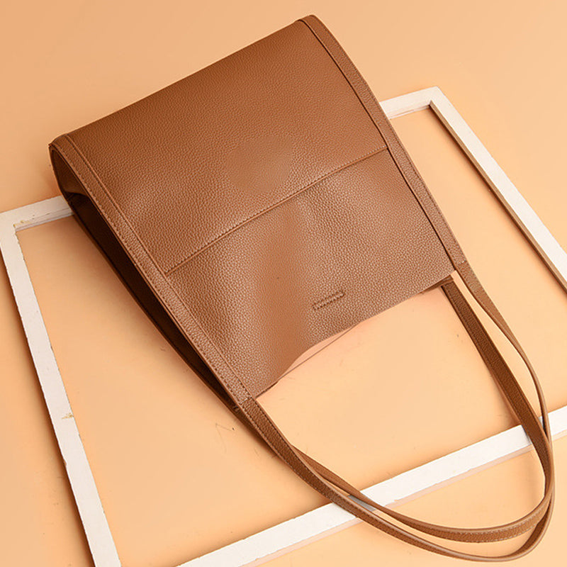 Solid Color Simple Shoulder Bag