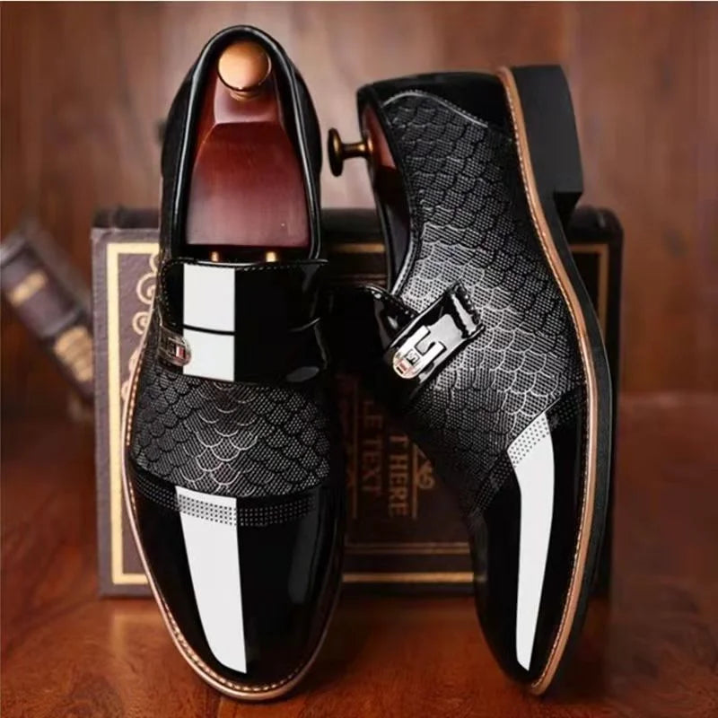 Men's Italian Handmade Fashionable Leather Shoes