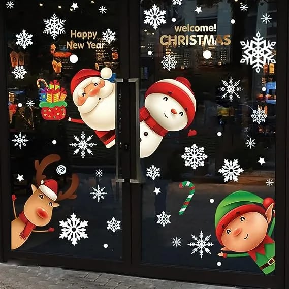 Christmas Window Clings