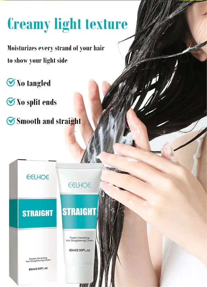 Silk & Keratin Treatment Hair Straightening Cream