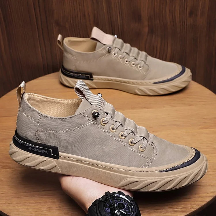 Men's New Ice Silk Casual Canvas Shoes