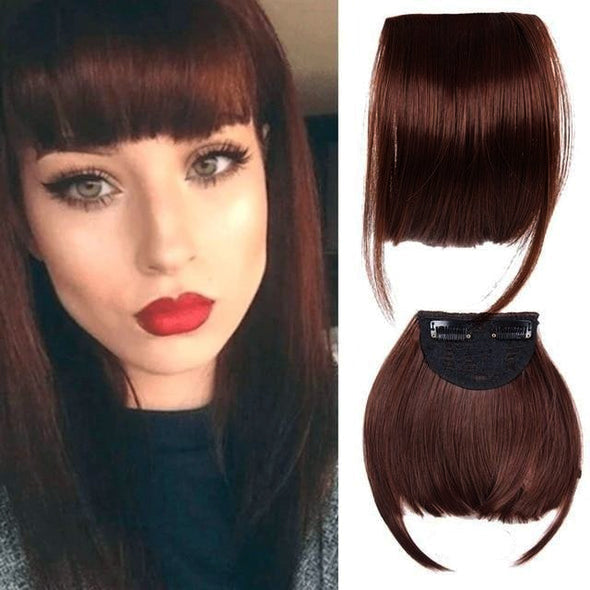 3D Clip-In Bangs Hair Extensions Wig