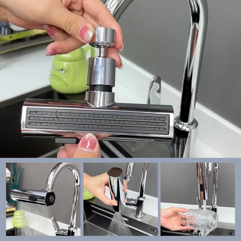 Swivelling Waterfall Kitchen Faucet