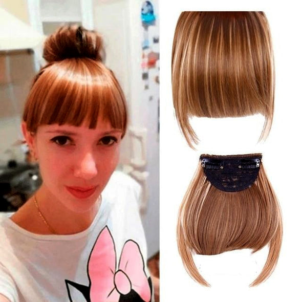 3D Clip-In Bangs Hair Extensions Wig