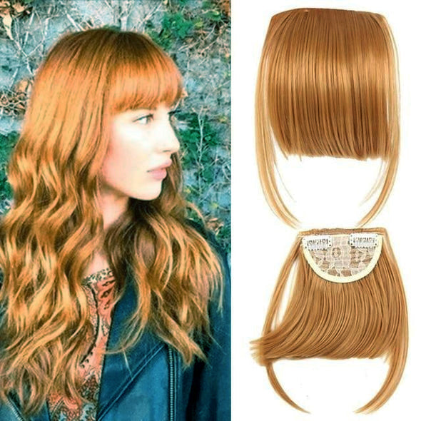 3D Clip-In Bangs Hair Extensions Wig