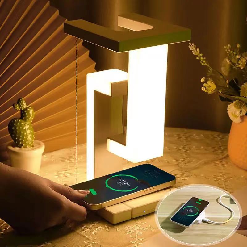 LED Night Lamp with Wireless Charger