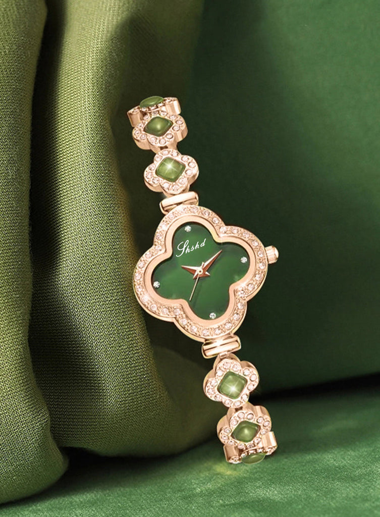 Four Leaf Clover Bracelet Watch