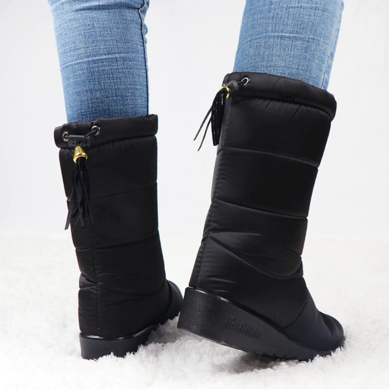 Women's Waterproof Winter Warm Cotton Boots